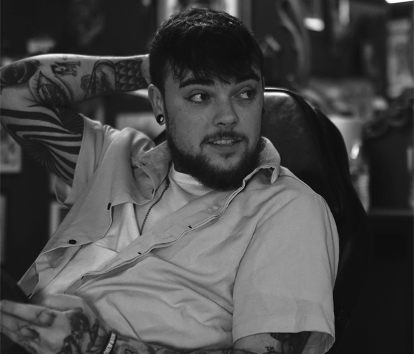 Lunden Sexton, a tattoo artist at Black Water Ink, the premier tattoo destination of Northeast Ohio